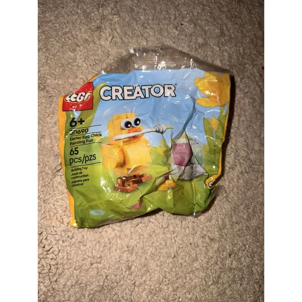 Lego Creator Easter Egg Chick Painting Fun Polybag New 2025 Set 30690